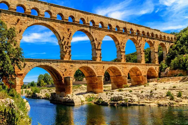 Acueducto-Romano-y-sitio-de-Pont-du-Gard