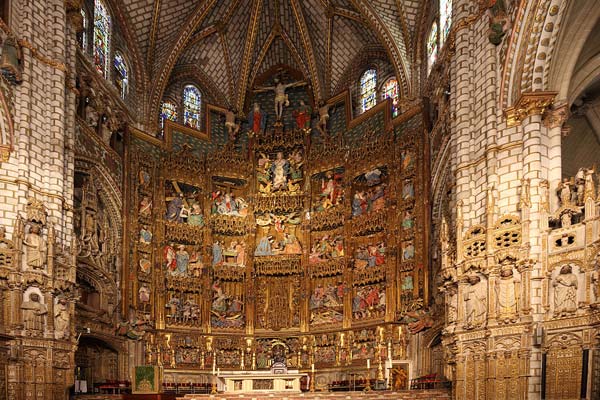 catedral primada españa toledo capilla mayor aparicion a san ildefonso maria por el mundo