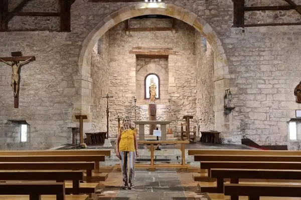 Interior de La Ermita La Antigua,Zumárraga