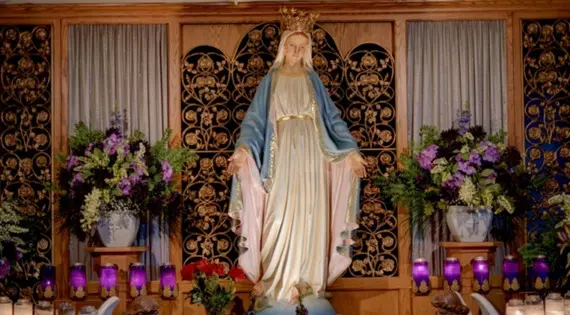 La Virgen se aparecia en wisconsin our lady of good help